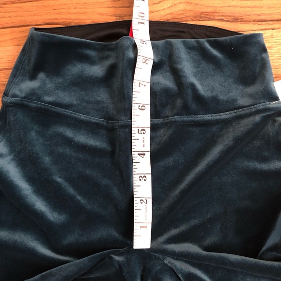 Spanx girls velvet leggings size girls large 10-12 green blue grey malachite - Picture 7 of 9